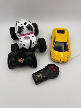 RC Car Bundle Lamborghini Aventador & Monster Mutt Truck Toy Grade